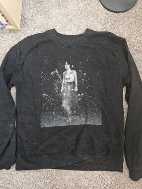 Harry Styles Black Crewneck Sweatshirt - Size M